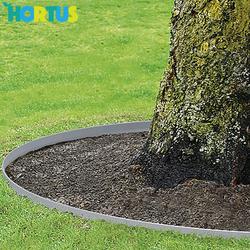 HORTUS Metallinen kukkapenkin rajausreuna, pituus 4x118cm 2kpl
