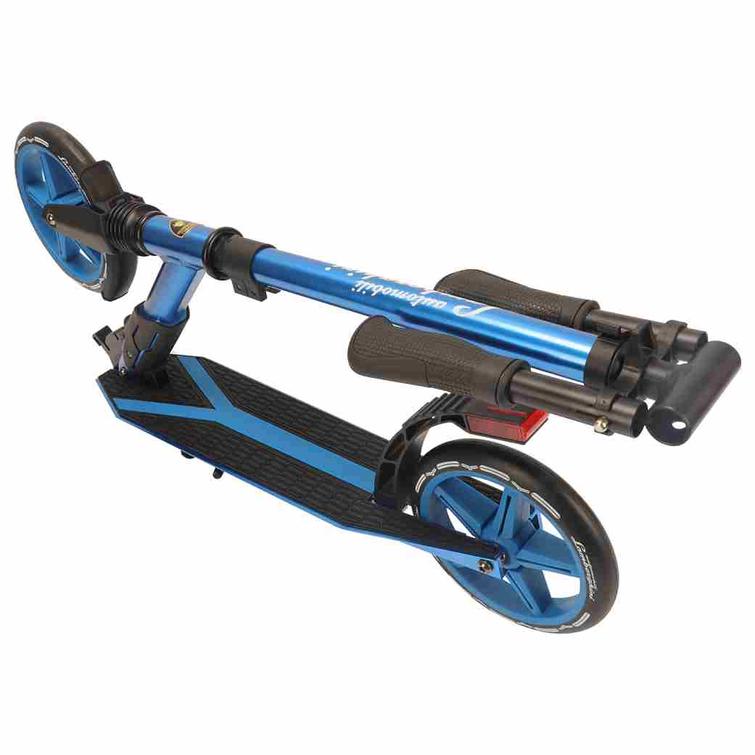 Potkulauta Lamborghini L2-200, sininen, takavalolla.