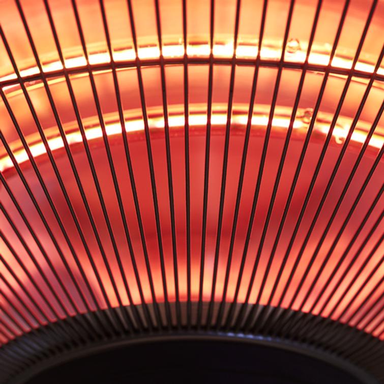 HORTUS Terrassvärmarbord modell 900/1200/2100 W, HA, silver.