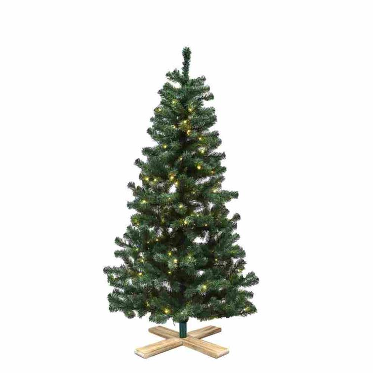 Joulukuusi PVC "Alex", jalusta mäntyä NORDIC WINTER