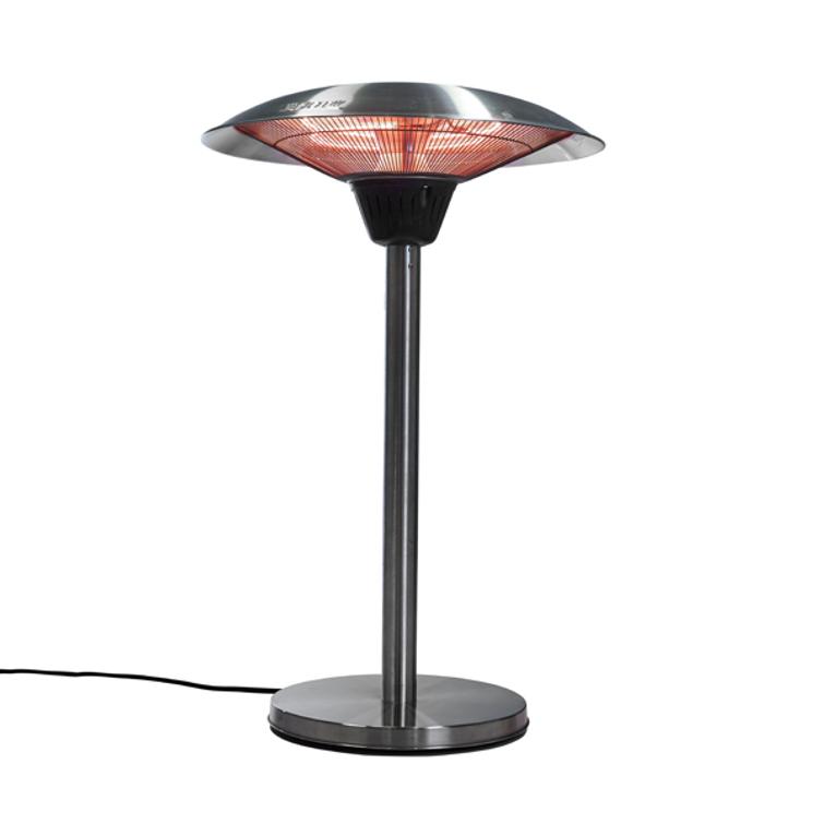 HORTUS Terrassv&auml;rmarbord modell 900/1200/2100 W, HA, silver.