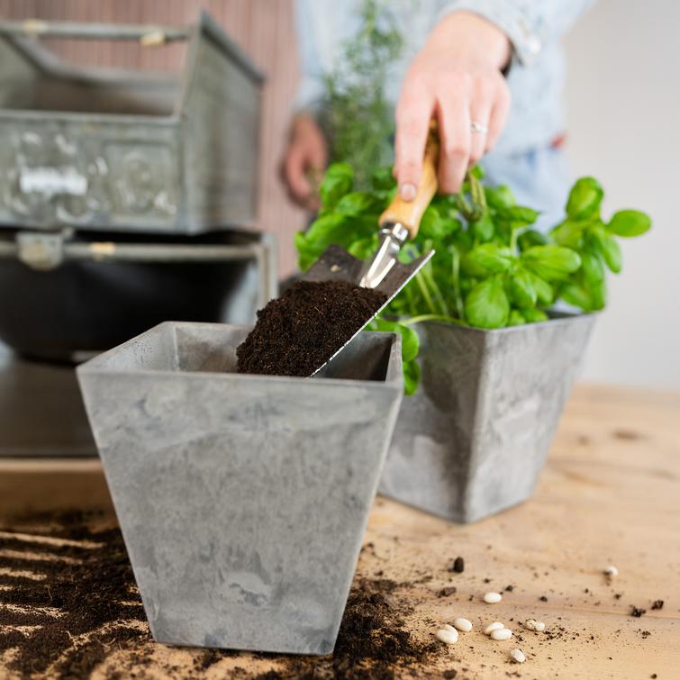 Ella ruukku art stone - Grey P15 X L15 X K15