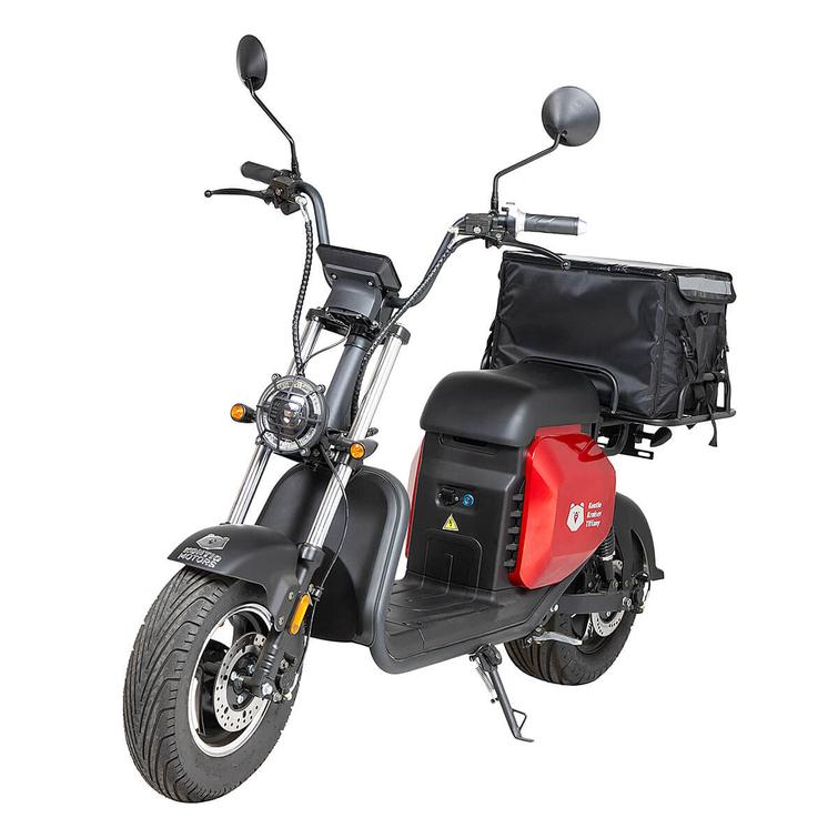 Kontio Kruiser Express Metallic Red with 0.7 kWh battery