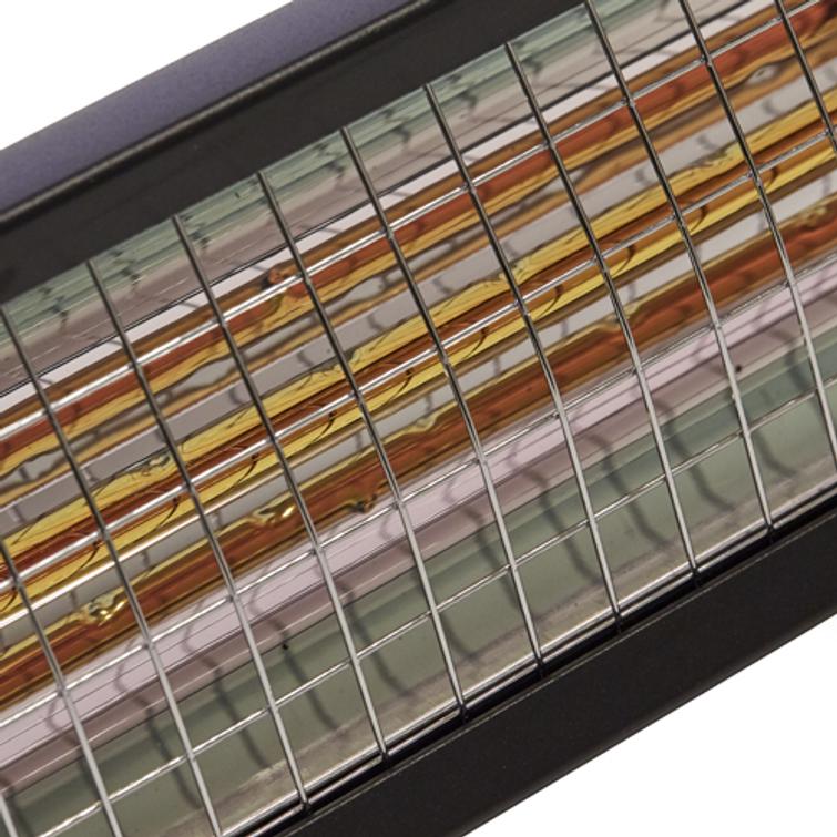 Terassil&auml;mmitin Heat1 Eco High-line  1500W  musta, 212-310. S&auml;&auml;dett&auml;v&auml;.