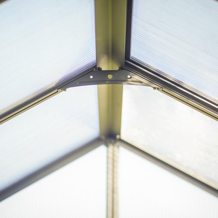 Kasvihuone Glory 12,2 m2, harmaa runko, Palram - Canopia