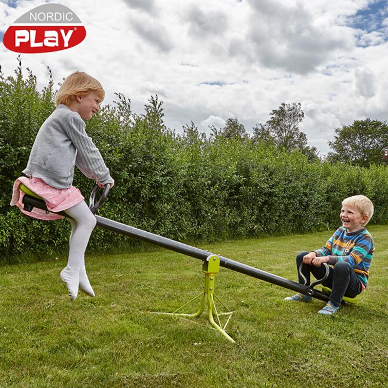 NORDIC PLAY Kiikku, metallia, vihre&auml; 198x66x68cm