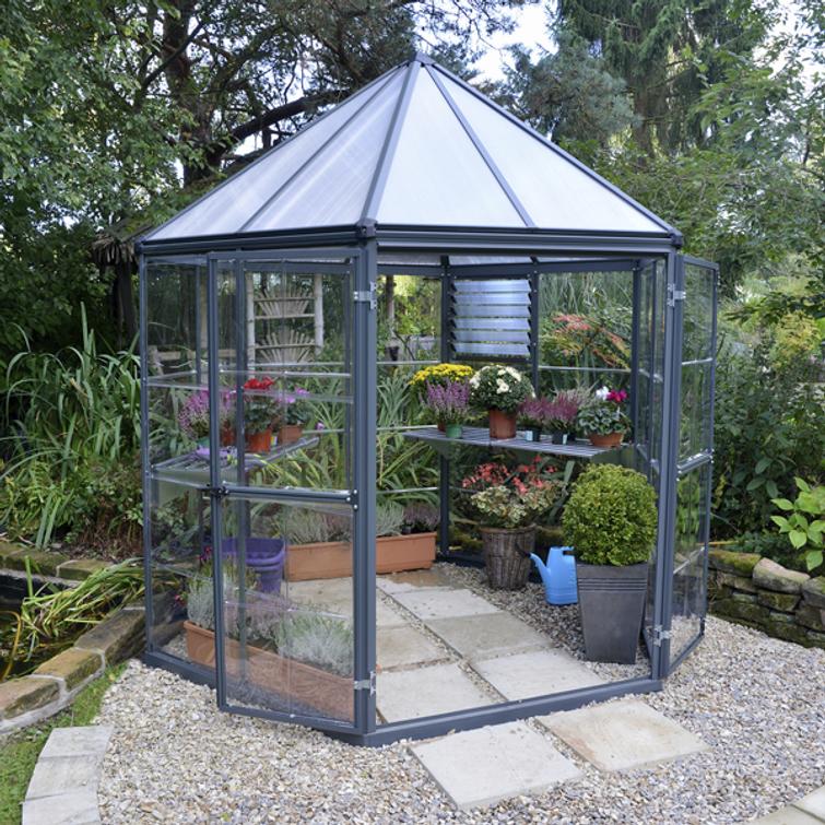 PALRAM Canopia Oasis hexagonal greenhouse 4 m2