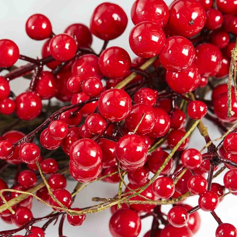 Joulukranssi 60cm punaisilla marjoilla