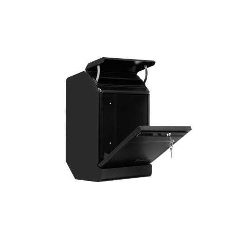 Postilaatikko musta, lukittava, Finnbear. 