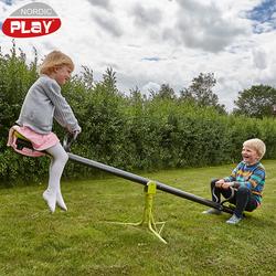 NORDIC PLAY Kiikku, metallia, vihre&auml; 198x66x68cm