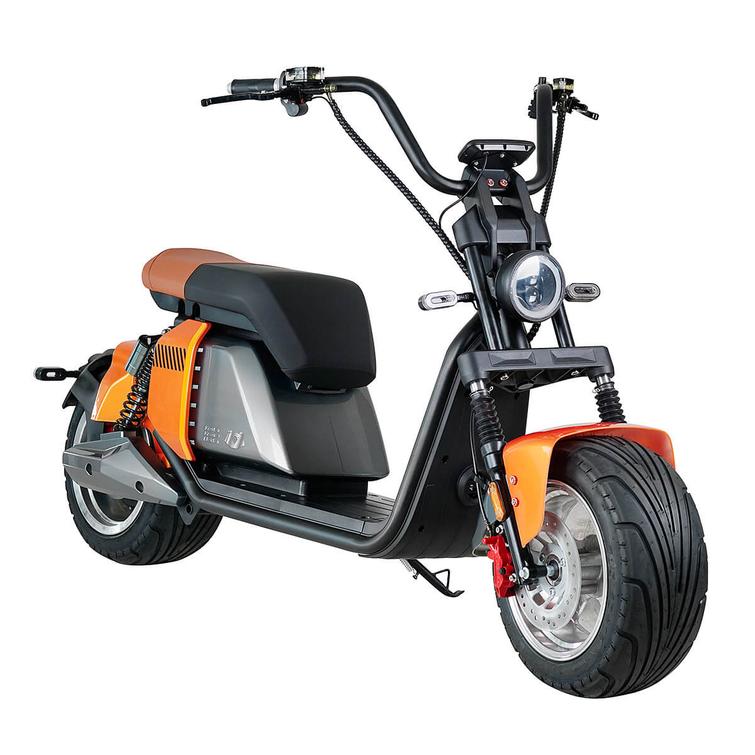 Cruiser Elektra Orange Graphite with 2.4kWh battery
