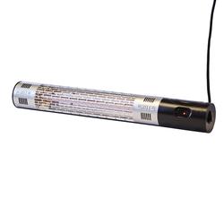 HORTUS Terassil&auml;mmitin sein&auml;malli 1500 W, GT, musta, kaukos&auml;&auml;timell&auml;, musta.