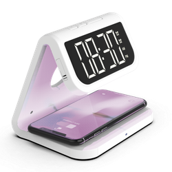 VENTUS W020 Her&auml;tyskello puhelimen latauksella ja desinfioinnilla