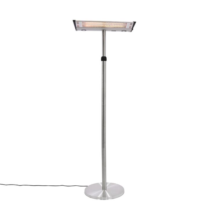 HORTUS Terassil&auml;mmitin lattiamalli 1000/2000 W, GT, hopea.