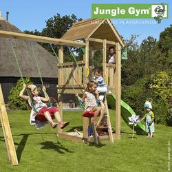 Jungle Gym Club leikkitornikokonaisuus ja Swing Module X'tra sekä liukumäki