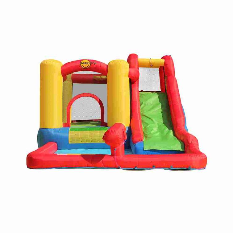 Pomppulinna Jump & Splash -vesipuisto tykillä HappyHop