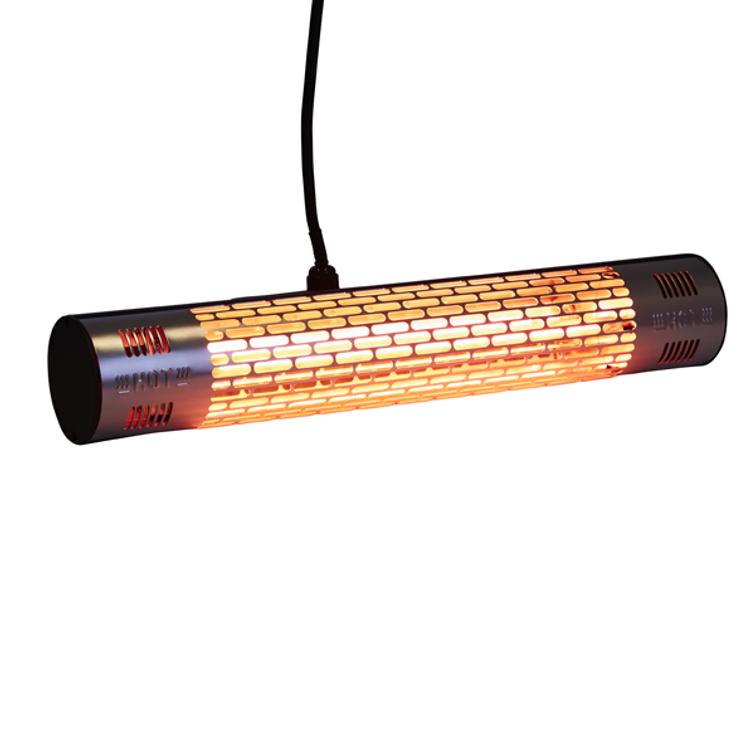 HORTUS Terassilämmitin seinämalli 1500 W, GT, musta.