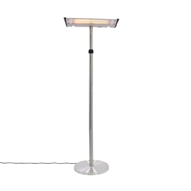 HORTUS Terassil&auml;mmitin lattiamalli 1000/2000 W, GT, hopea.