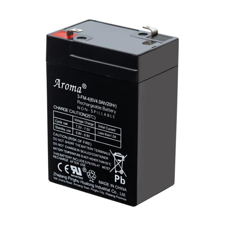 6 V akku sähköautoon, 4Ah