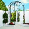 Rosenbåge / Båggrind, metall, svart Hortus.