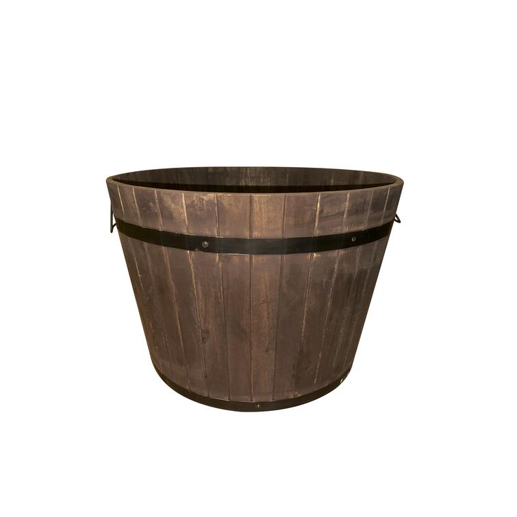 Viskityylinen istutusastia akasiapuu Ø55 cm