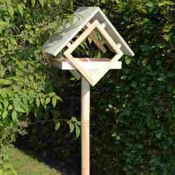 Jalallinen lintulauta, oliivinvihre&auml;, k&auml;sittelem&auml;t&ouml;n jalka HORTUS