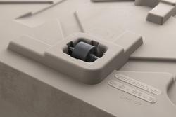 Millennium suorakaiteen muotoinen kukkalaatikko pyörillä - Sandstone P99 x L38 x K39