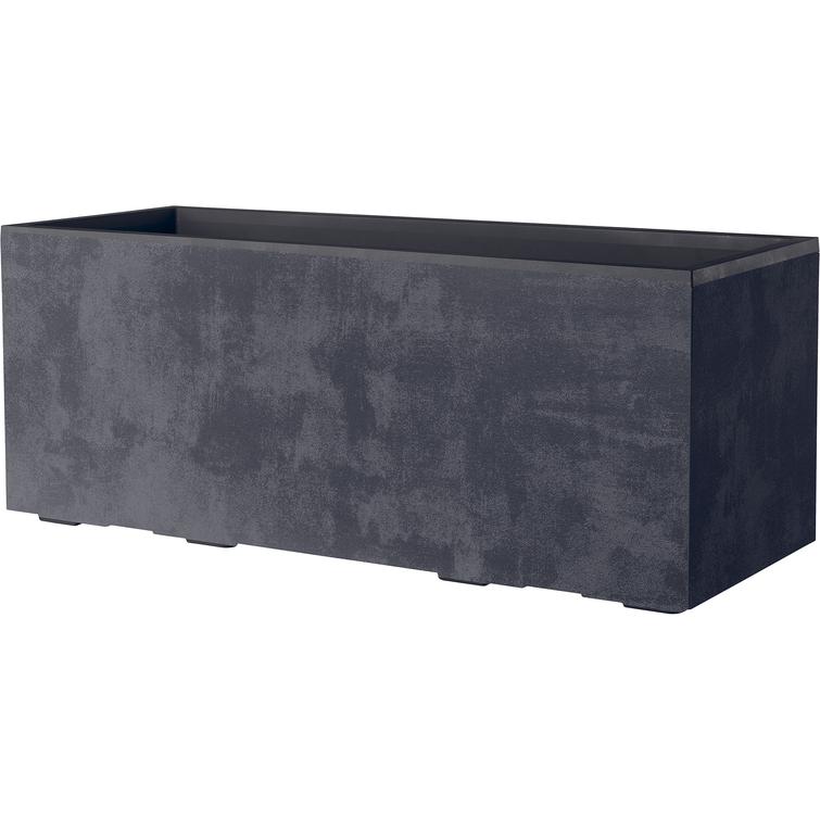 Millennium suorakaiteen muotoinen kukkalaatikko - Antracite P79 x L39 x K39