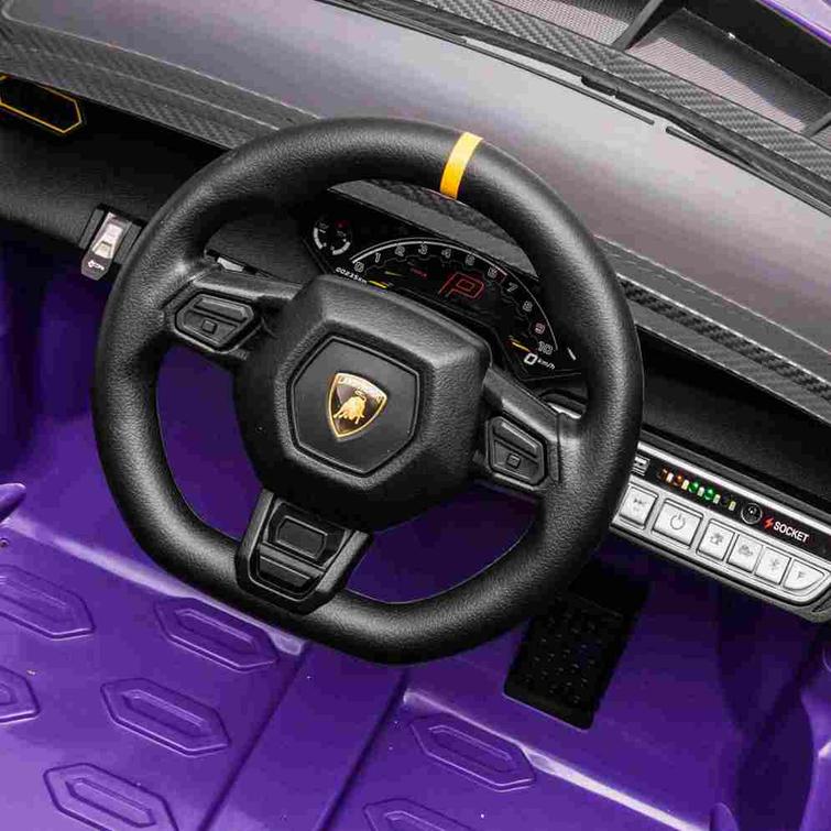 Sähköauto Lamborghini Authentica 4 x 10,8V moottori, EVA-renkaat, NORDIC PLAY
