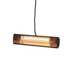 HORTUS Terassilämmitin seinämalli 1500 W, GT, 51 cm, antrasiitti