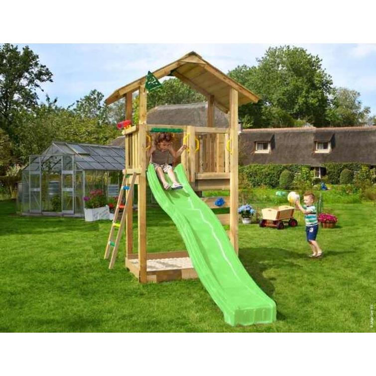 Jungle Gym Sierra ja vihreä liukumäki