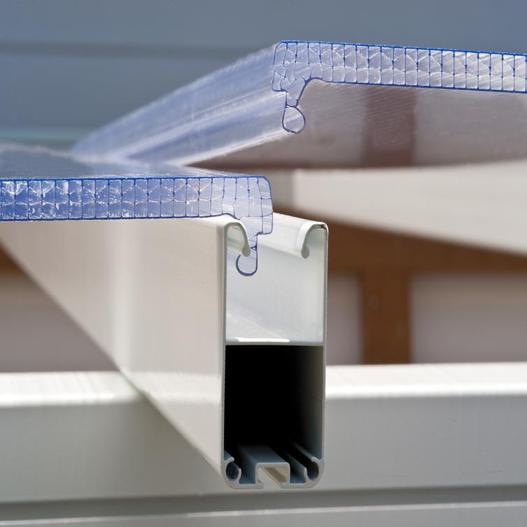 Terassikatos Feria 26,9 m2, valkoinen Palram - Canopia