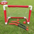 NORDIC PLAY Hockey set incl. 2 goals and 4 sticks - goals: 0.61 x 0.45 x 0.40 m