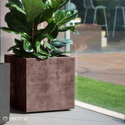 Millennium neliön muotoinen ruukku pyörillä - Brownstone P48 x L49 x K49