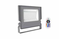 LED valonheitin 50W RGB, säädettävä