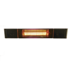 Terassilämmitin HEAT1 ECO High-line 2000W, Bluetooth sovellus ja -kaiuttimet.