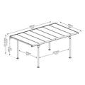 PALRAM Canopia Verona carport 5000, gray.