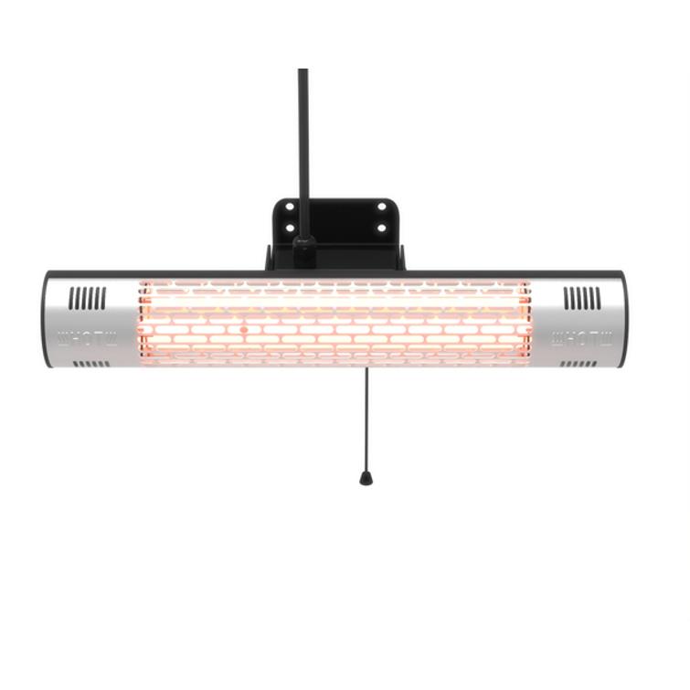 HORTUS Terassilämmitin seinämalli 1500 W, GT, musta.