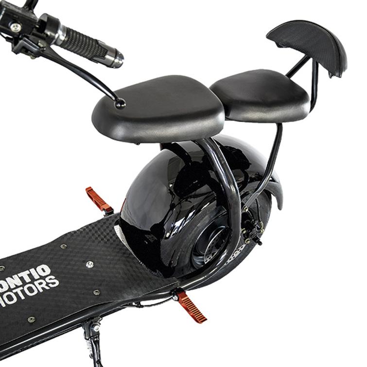 Cruiser: back seat + foot pegs