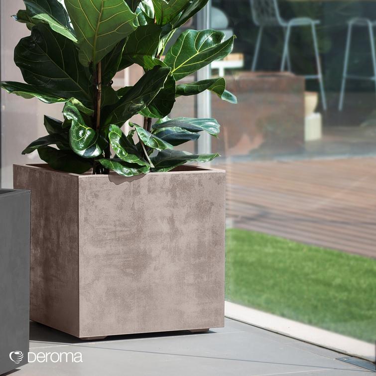 Millennium neliön muotoinen ruukku - Sandstone P39 x L39 x K39