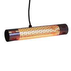 HORTUS Terassil&auml;mmitin sein&auml;malli 1500 W, GT, musta.