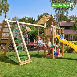 Leikkitornikokonaisuus Jungle Gym Cubby ja Climb Module X'tra ilman liukumäkeä