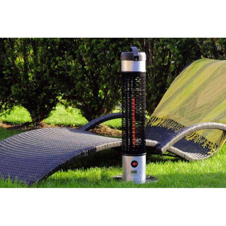 HORTUS Terassil&auml;mmitin p&ouml;yd&auml;n alle 1200 W, GT, hopea. Toimitus alk. 4.10.