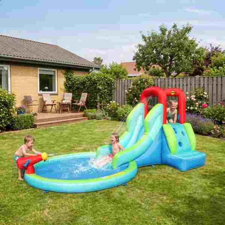 Water Slide Pool -vesiliukumäki ja uima-allas, HappyHop
