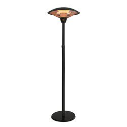 HORTUS Terassilämmitin säädettävällä jalalla 900/1200/2100 W, HA, musta. Toimitus alkaen 25.8.