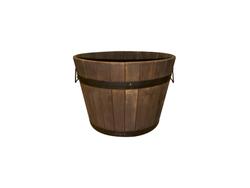 Viskityylinen istutusastia akasiapuu Ø37 cm