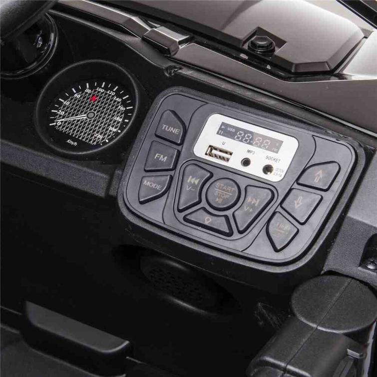 Sähköauto, Offroader, 4wd, 12V7AH, EVA-renkaat, musta. NORDIC PLAY Speed.