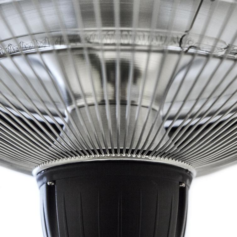 HORTUS Terrassvärmare, hängande 600/1500 W, HA, Ø42 cm, svart.