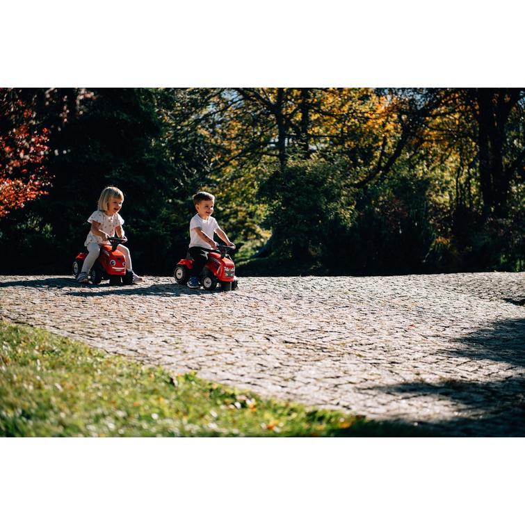 Falk baby Massey Ferguson children's tractor, with trailer, rake and shovel. 1-3 years.