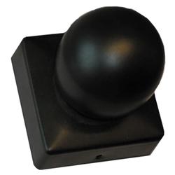 5kpl Tolpanhattu, musta, 71 x 71 mm, koristekuula